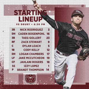 Image post by @MSUBearBaseball on Twitter