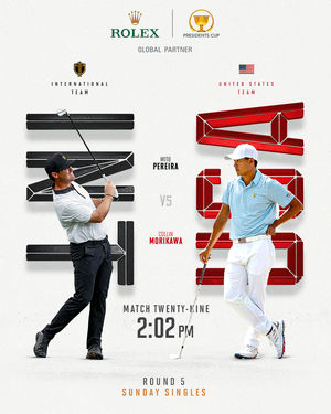Image post by @PresidentsCup on Twitter/X
