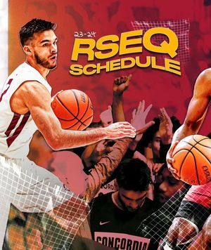 Image post by @ConcordiaMensBasketball on Facebook