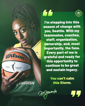 Image post by @seattlestorm on Instagram