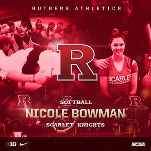 Image post by @ru_softball on Instagram