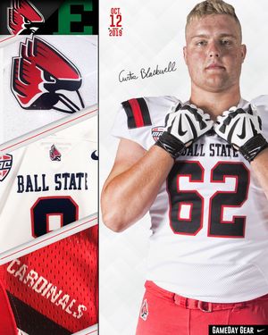 Image post by @ballstatefb on Instagram