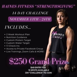 Image post by @hainesfitness on Instagram