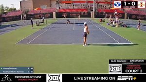Video post by @byuwtennis on Twitter