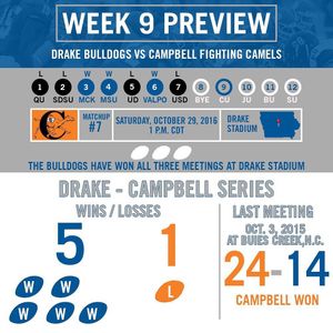 Image post by @drakebulldogsfb on Instagram