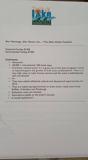 Image post by @ohiocelticfest on Facebook