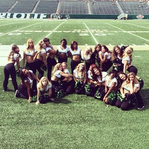 Image post by @charlotte49ersgolddusters on Instagram