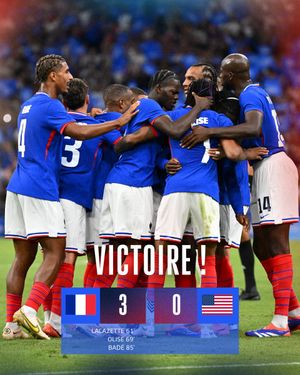 Image post by @equipedefrance on Twitter