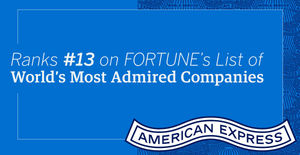 Image post by @AmericanExpress on Twitter