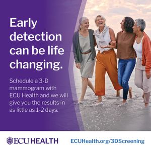 Image post by @ecuhealthnc on Instagram