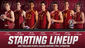 Image post by @uscmensvolley on Instagram