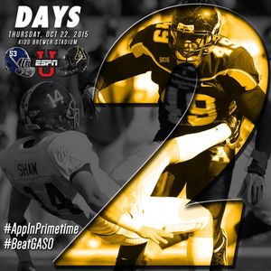 Image post by @appstate_fb on Instagram