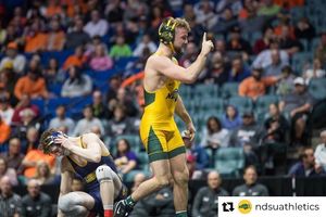 Image post by @ndsuwrestling on Instagram