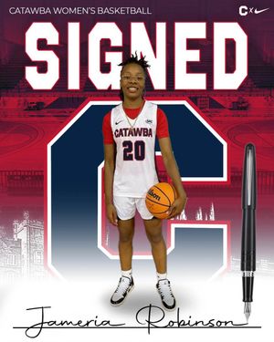 Image post by @catawba_wbb on Twitter