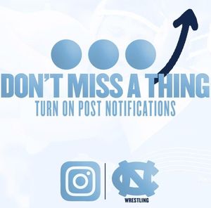 Image post by @uncwrestling on Instagram