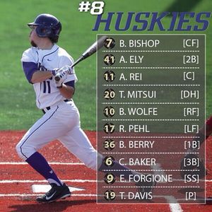 Image post by @uw_baseball on Instagram