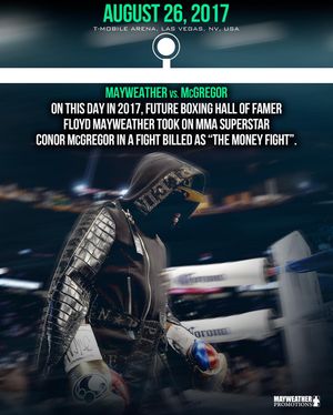 Image post by @mayweatherpromotions on Instagram