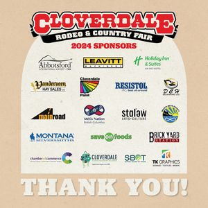 Image post by @cloverdalerodeo on Instagram