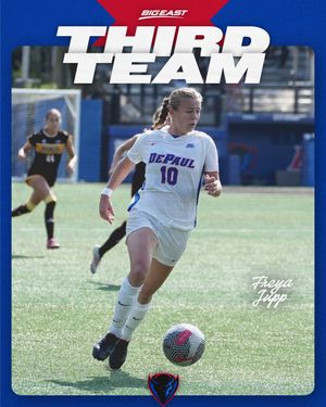 Image post by @DePaulWSOC on Twitter