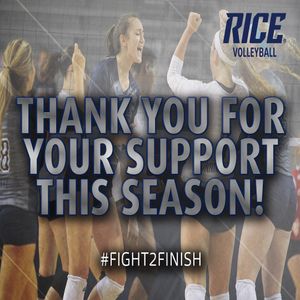 Image post by @ricevolleyball on Instagram
