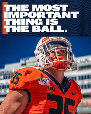 Image post by @illinifootball on Instagram