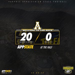 Image post by @appstate_fb on Instagram