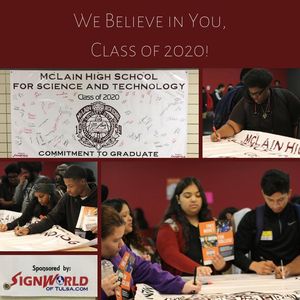 Image post by @mclainhighschool on Instagram