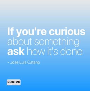 Image post by @20at20podcast on Facebook