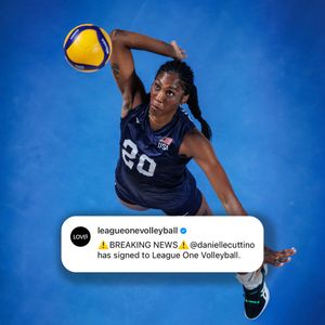 Image post by @leagueonevolleyball on Instagram