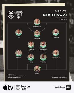 Image post by @SoundersFC on Twitter