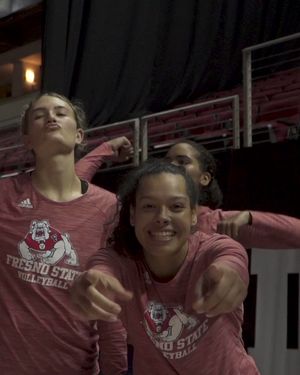 Video post by @fresnostatevb on Twitter