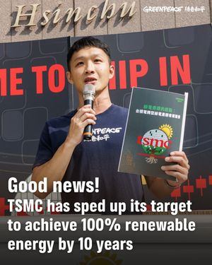 Image post by @greenpeace on Instagram