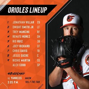Image post by @orioles on Instagram