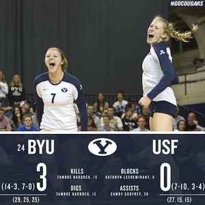Image post by @byuwvolleyball on Instagram
