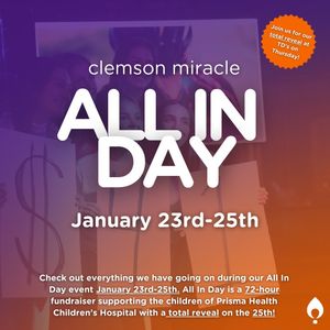 Image post by @clemsonmiracle on Instagram