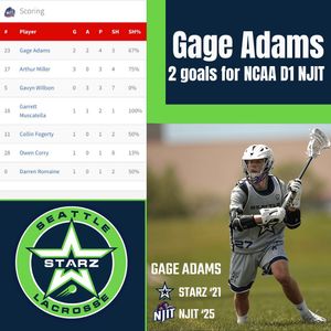 Image post by @seattlestarzlax on Instagram
