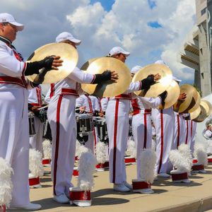 Image post by @carolinabanddrumline on Instagram