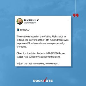 Image post by @rockthevote on Instagram