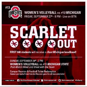 Image post by @ohiostatewvb on Instagram