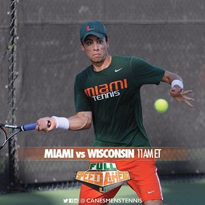Image post by @canesmenstennis on Instagram