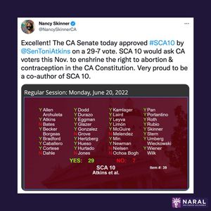 Image post by @reproforallca on Instagram
