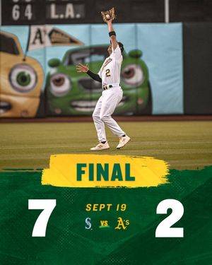Image post by @Athletics on Twitter