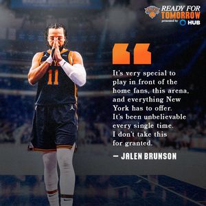 Image post by @nyknicks on Twitter