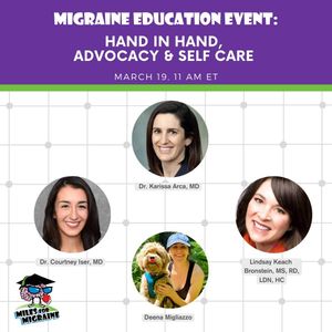Image post by @milesformigraine on Instagram