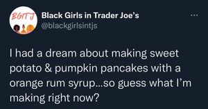Image post by @blackgirlsintraderjoes on Instagram