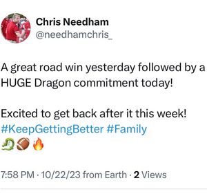 Image post by @msum_football on Instagram