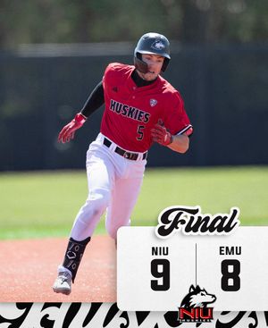 Image post by @NIU_Baseball on Twitter