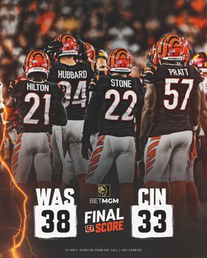 Image post by @Bengals on Twitter