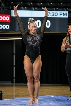 Image post by @OhioStateWGYM on Twitter