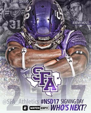 Image post by @sfa_athletics on Instagram